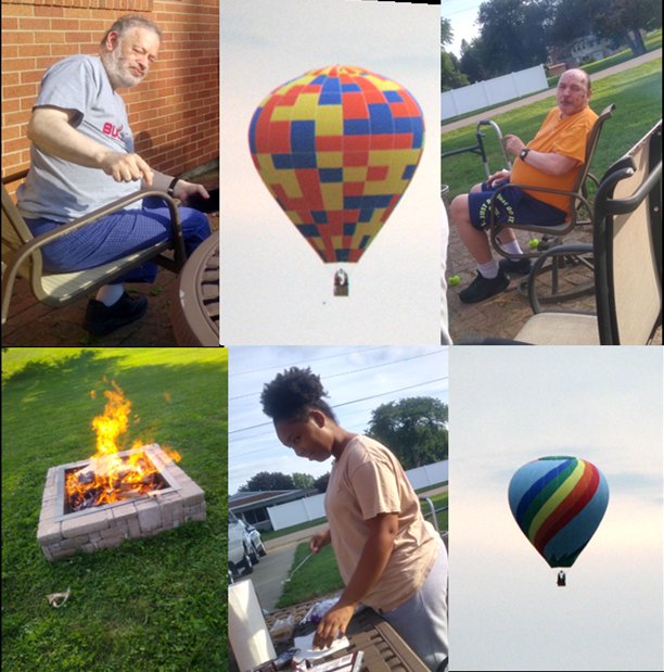 siffrin's tweet photo. This is the only way to wait for @HOFEFestival balloons. #smores https://t.co/PQNySPdEho