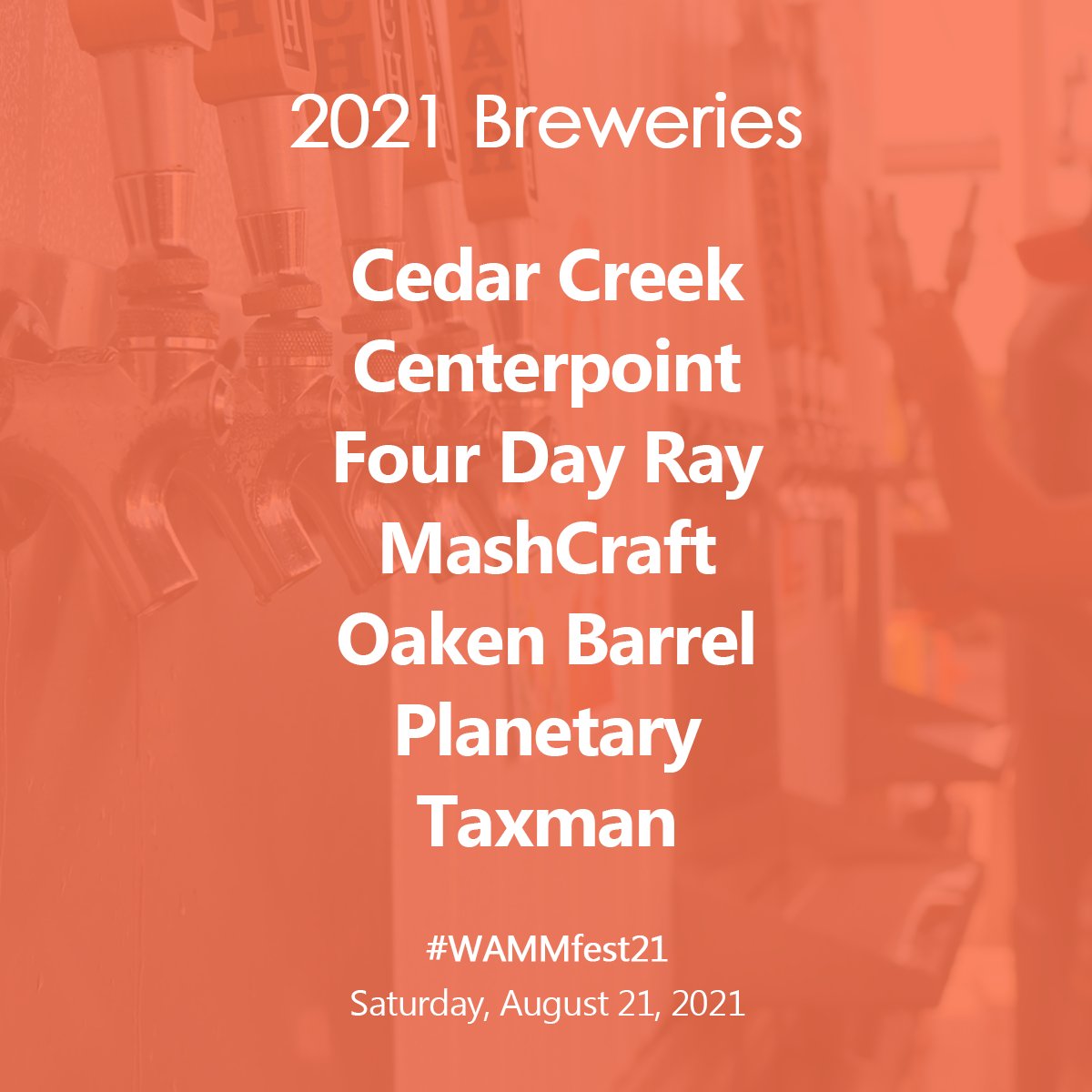 🍺 BREWERY LINEUP FOR WAMMFEST 2021 🍺

Grab your tickets! wammfest.com/tix/Twitter

#Wine #Art #Music #Microbrew #SertomaClubOfGreenwood #FestCountryIN
