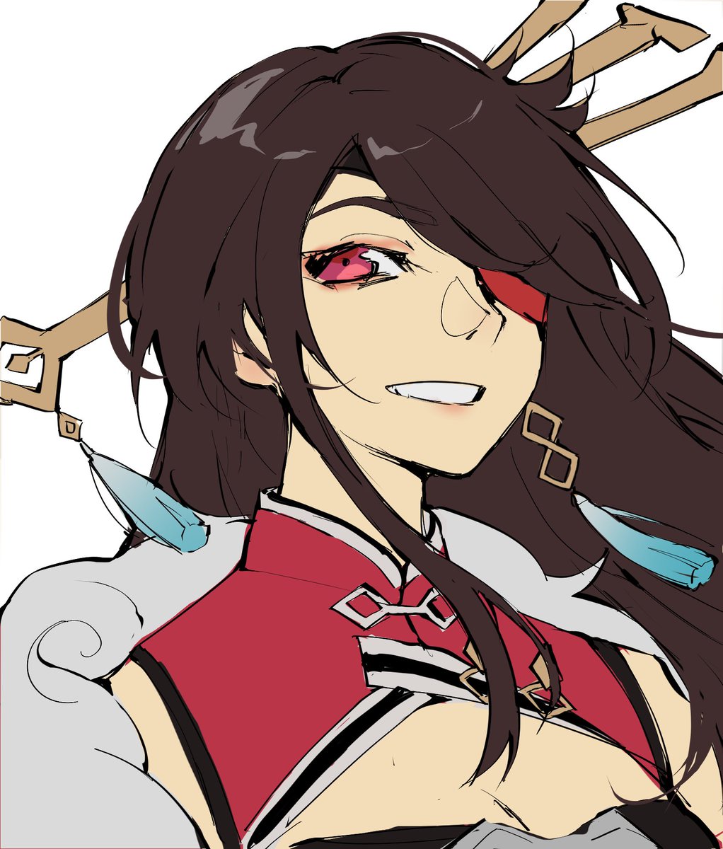 ceilingcake's tweet photo. sorry for saying i would take a break from genshin fanart that was a lie #beidou #kazuha #GenshinImpact #digitalart #イラスト https://t.co/epytjPFOji