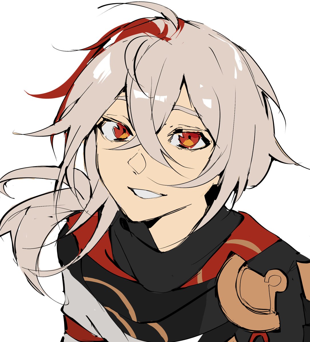 ceilingcake's tweet photo. sorry for saying i would take a break from genshin fanart that was a lie #beidou #kazuha #GenshinImpact #digitalart #イラスト https://t.co/epytjPFOji