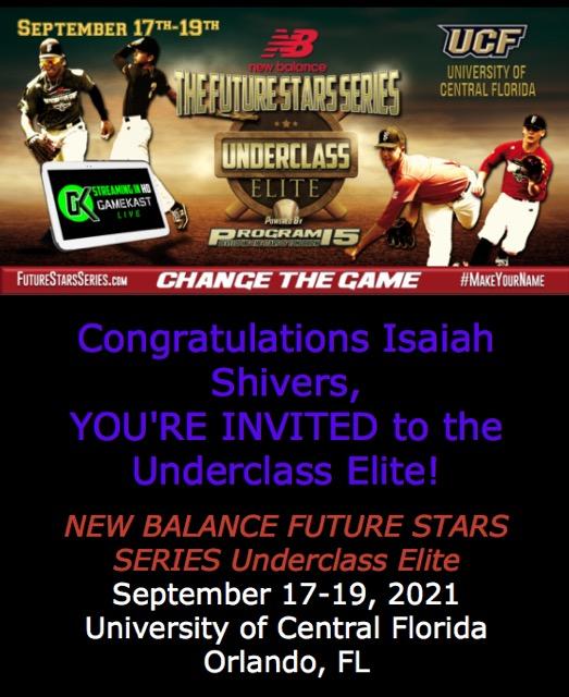 Another Big Shout Out to <a href="/_JeremyBooth/">Jeremy Booth</a> <a href="/ftrstarsseries/">New Balance 𝗙𝘂𝘁𝘂𝗿𝗲 𝗦𝘁𝗮𝗿𝘀 𝗦𝗲𝗿𝗶𝗲𝘀</a> <a href="/NB_Baseball/">New Balance Baseball</a> and @ftrstarsscout for selecting me to the Underclass Elite event in Orlando, FL. I'm sure the roster is going to be...🔥🔥🔥