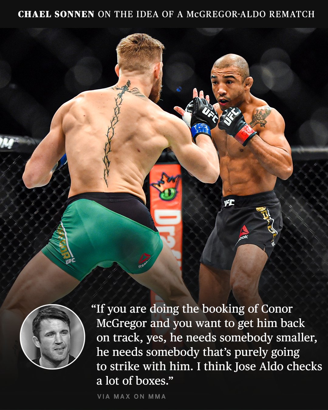 ESPN MMA on "McGregor-Aldo II... You in? 🤔 (via @ChaelSonnen) / Twitter