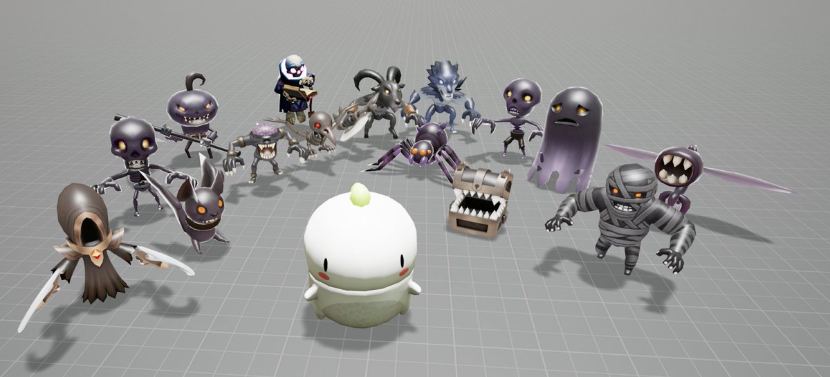 KhaninVladimir's tweet image. List of angry mosters in #HungryDino
#UnrealEngine #screenshotsaturday #pacman #steamgames #gamedev #indiegames