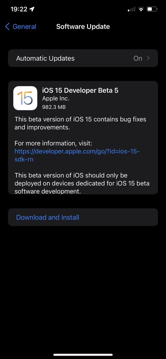 MaxdMerc's tweet image. iOS 15 Developer beta 5

#iOS15DevBeta5

#Apple #iPhone #iOS