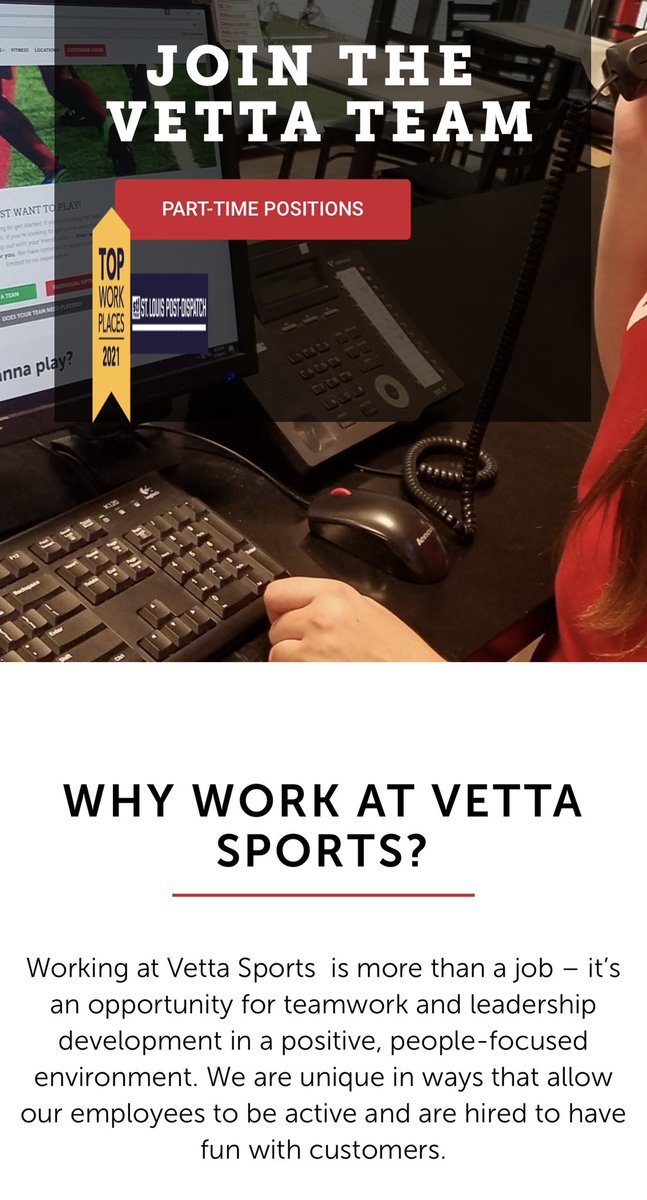 Join Our Team at Soccerdome!

vettasports.com/jobs/apply/