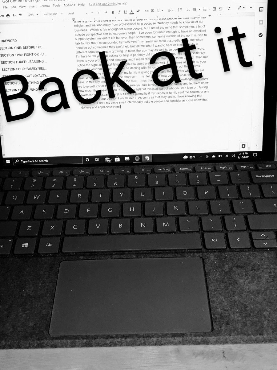 blerd_y's tweet image. Back to work
#blackstoriesmatter
#blackwritersoftwitter
#blackpodcastersoftwitter