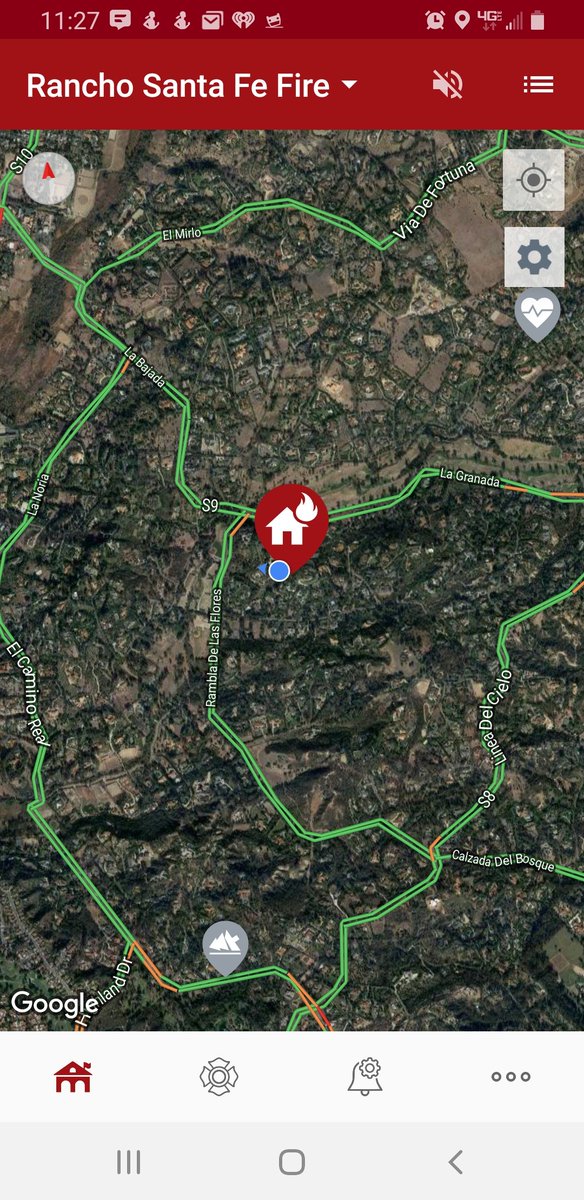 Crews are on scene of a residential structure fire on Avenida Maravillas. Avenida Maravillas is closed to through traffic.