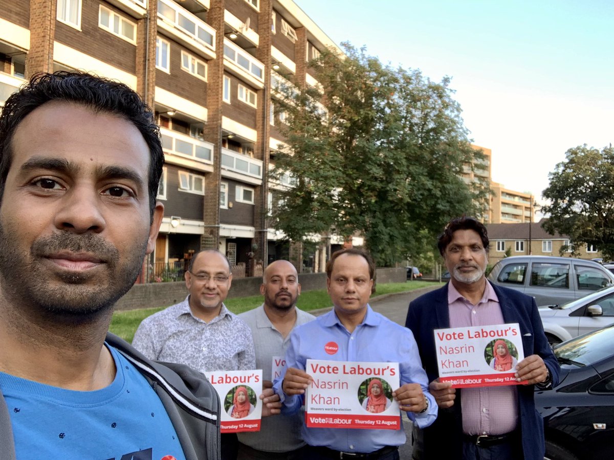 Great to be out delivering direct mail and speaking to residents in <a href="/weaverslabour/">Weavers Labour Party</a> for our fantastic candidate, Nasrin Khan.