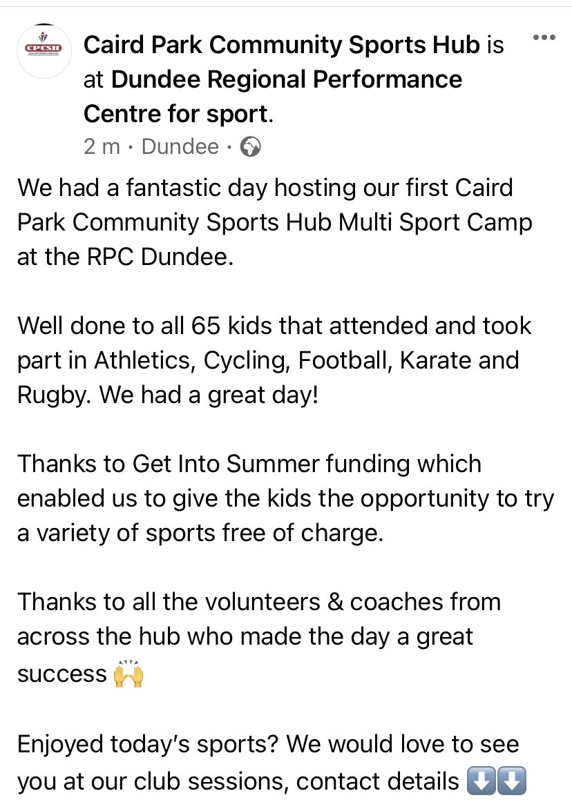 Caird Park Community Sports Hub tweet media
