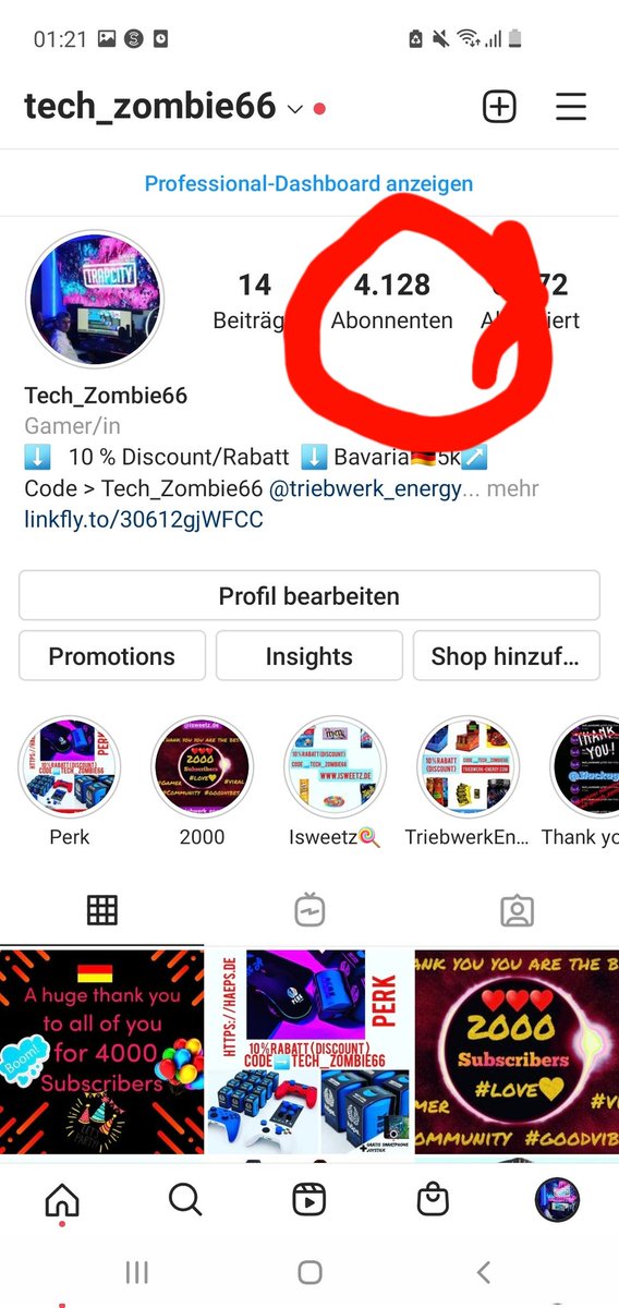 TechZombie66's tweet photo. Dankeschön für 4000 Abonnenten ihr seit die beste Community ♥️♥️♥️#instagram #instagood #affiliate #DankeBild #vibes #GoodVibes https://t.co/0Vn7wWTykk