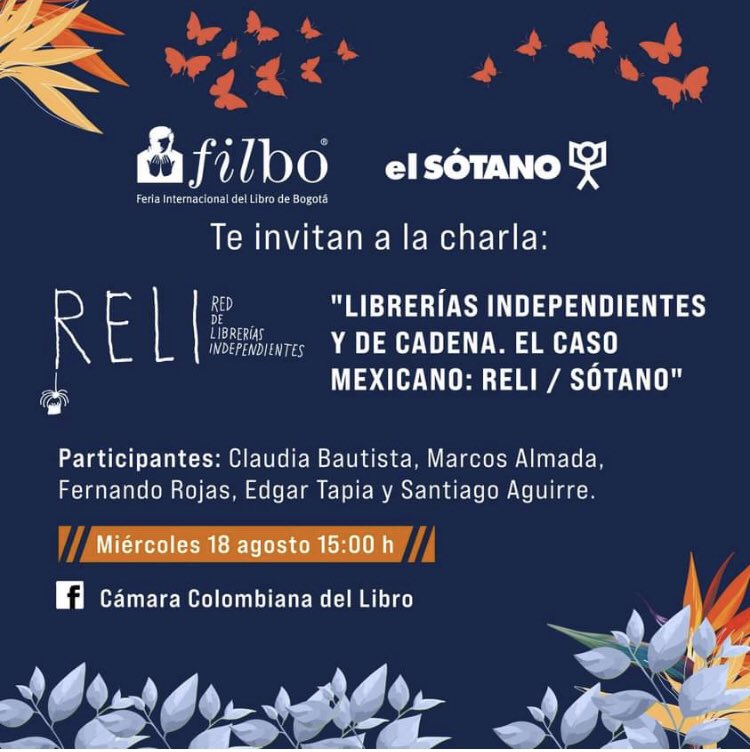 Te invitamos a la charla de la Filbo Feria del Libro de Bogotá, hablaremos del tejido en el que hemos trabajado desde el 2018
 Miércoles 18 de agosto 
15:00 hrs
Transmisión a través de @CamLibroCol