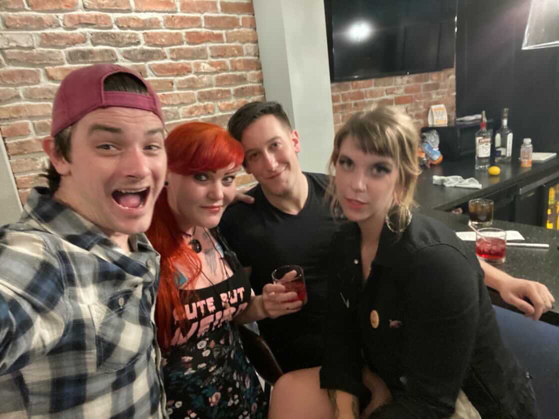 itsasherz's tweet photo. I *believe* these are the last of the Cryptid Bash photos (until someone sends me more haha) I’m so happy someone got a photo of me and Terry where you can see his shortie shorts.
#CryptidBash #friendshipgoals #weirdos https://t.co/XS9IcVnZpS