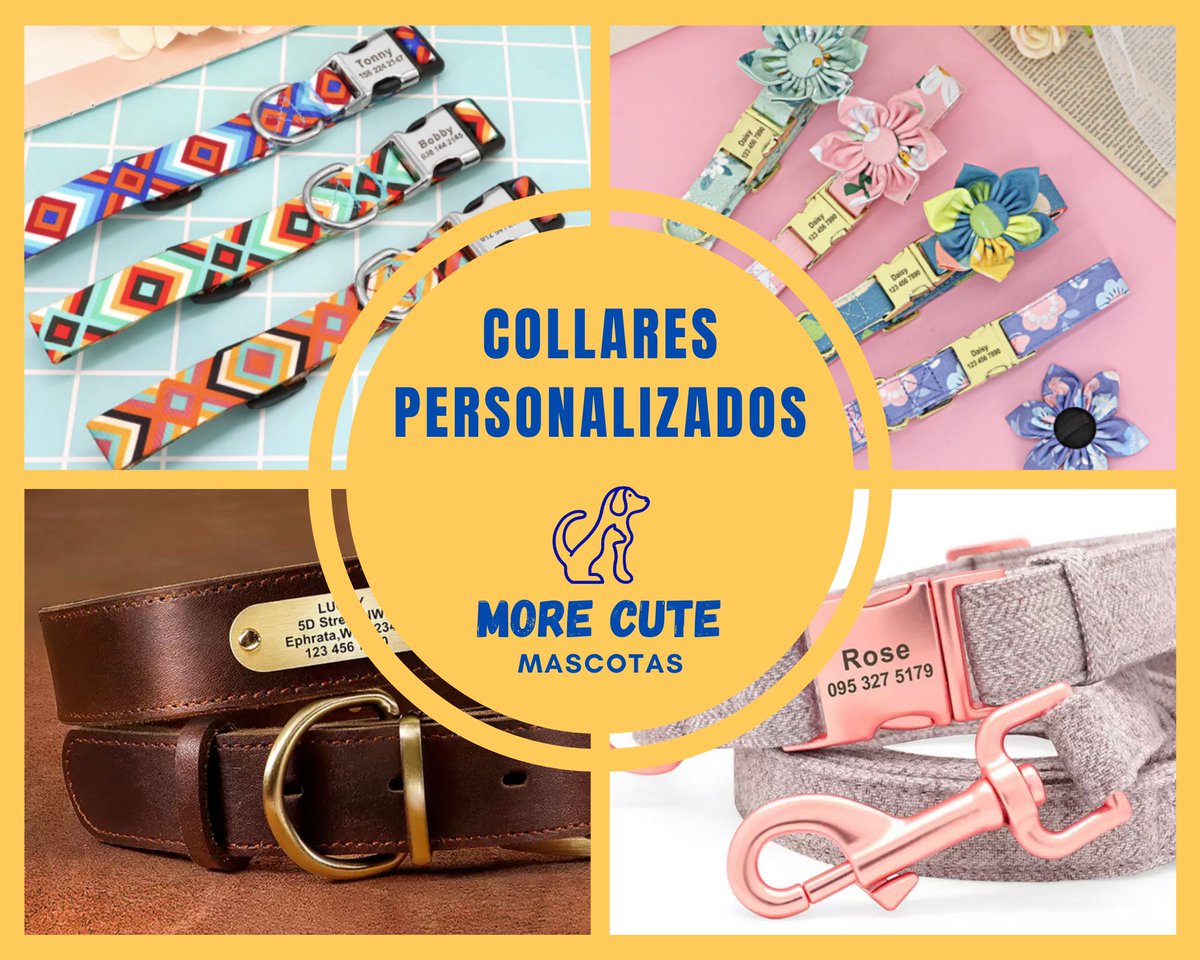 nelavargasc's tweet photo. ¿Tus perritos pierden sus plaquitas de identificación? ¡Te tenemos la solución!
En #MoreCute ofrecemos collares personalizados, con el grabado en la hebilla.
📲Escribimos al WhatsApp aquí: https://t.co/boeyPFLp3L y te hacemos llegar fotos de los diseños 🐾
#Emprendimiento https://t.co/N30s3bNP6P
