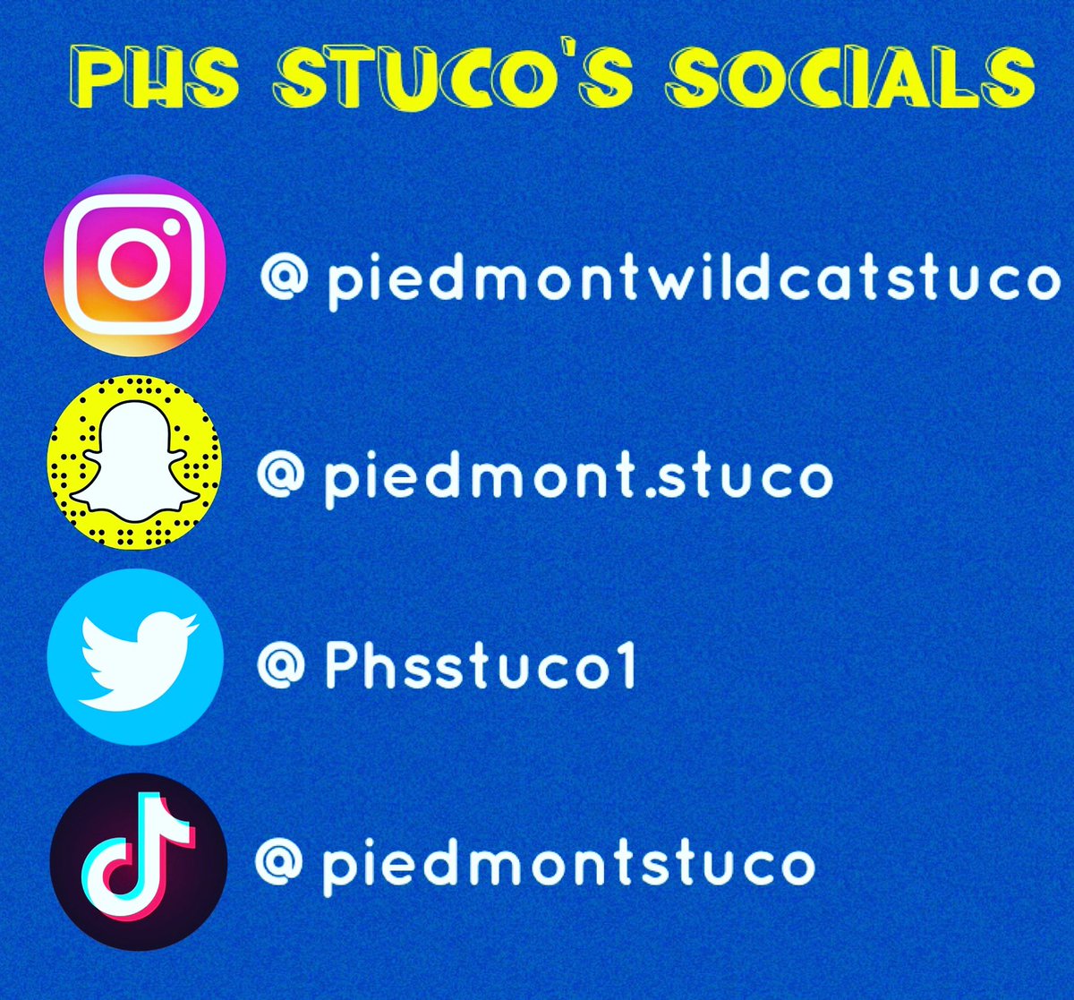 PHS Student Council tweet media