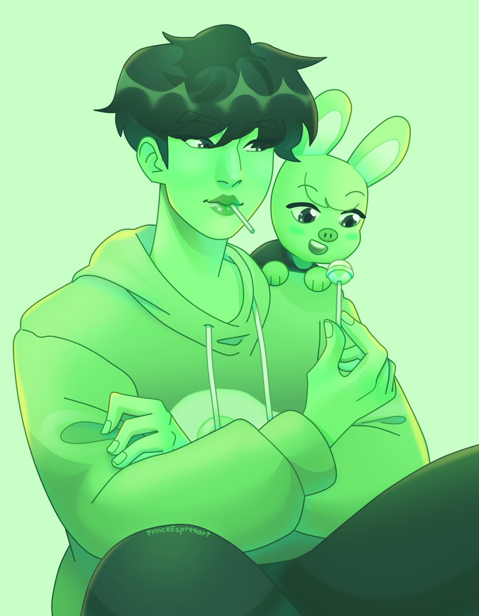 PrinceEspresart's tweet photo. happy birthday changbin!! 💚💚
#ColorfulChangbinDay
#OurPrideChangbinDay
#창빈이의_여름에_스테이
#HappyChangbinDay
#changbin #straykids #straykidsfanart https://t.co/rhXwAu1i45