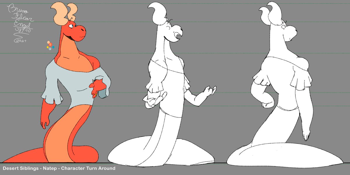 MayFelcar's tweet photo. Some rough #character #turnarounds
#ProjectDesert #animation #animating #OC #characterart #characterdesign #character #doodles #animated #show
#furry #furryart #furryartwork https://t.co/m1tOFOIfZ7