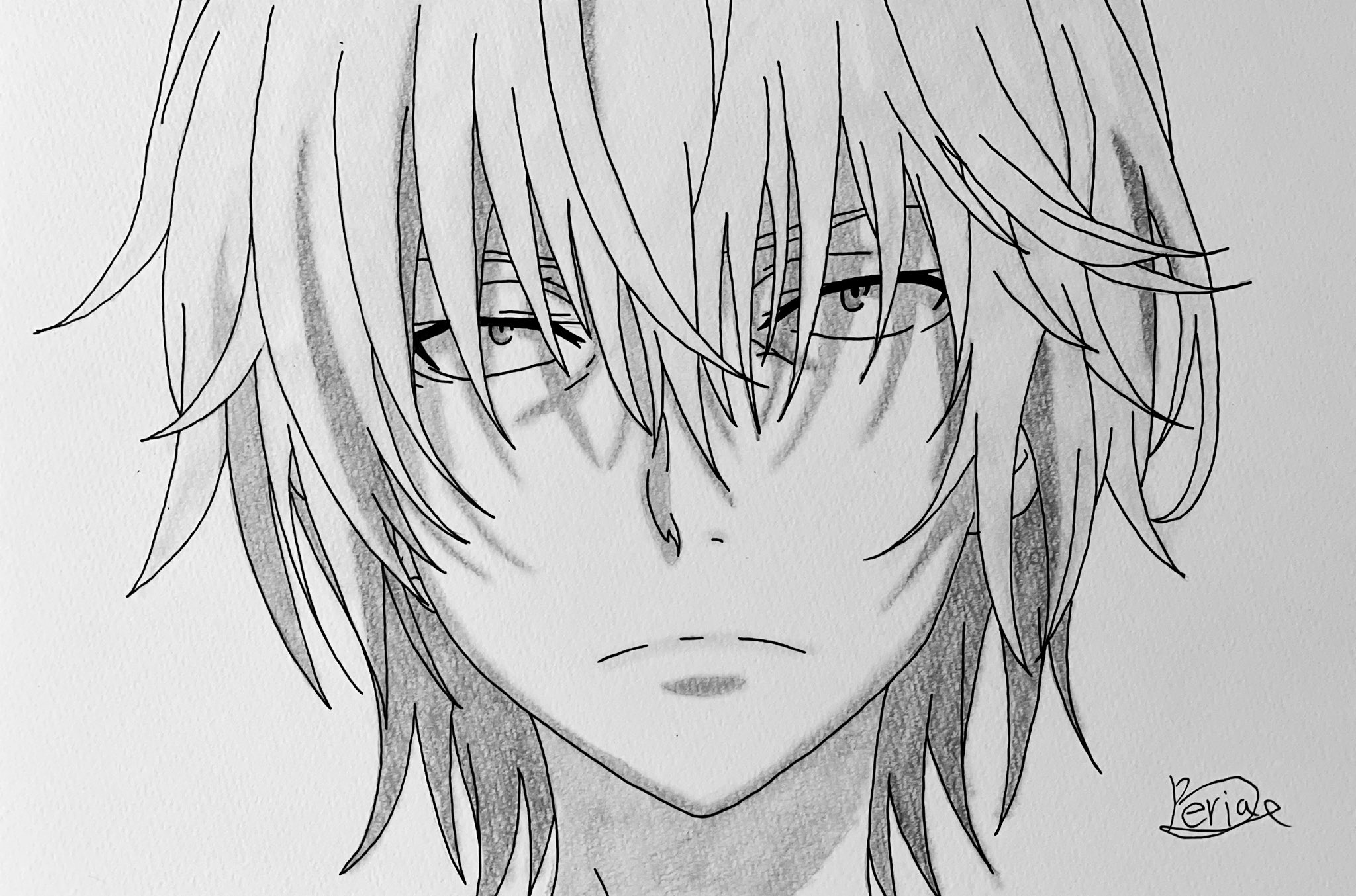 べりあ イラストお休み中 とある科学の一方通行 一方通行 アクセラレータ アナログイラスト 模写 とある科学の一方通行 一方通行 アクセラレータ とある 絵描きさんと繋がりたい T Co A5xfhimq33 Twitter