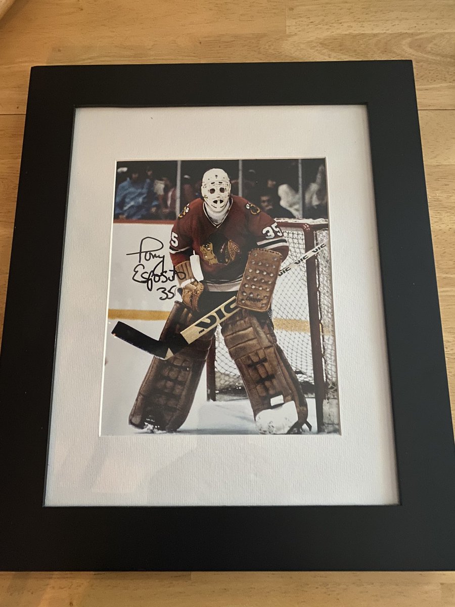 mjvena's tweet photo. Just some of my #TonyO memorabilia in my collection. Great goalie. Even better as a person. #Elmhurst #Blackhawks #RIP35 #TE35 https://t.co/WeC9AeuFrS
