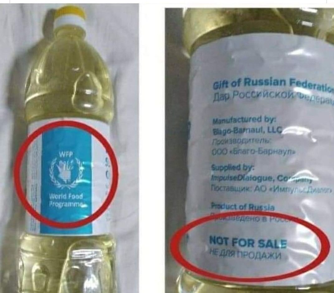 cristiancrespoj's tweet photo. Régimen cubano de @DiazCanelB vende alimentos a los cubanos, que provienen de donaciones del Programa Mundial de Alimentos @WFP_es, a pesar de que dice: "prohibida su venta". Ah! Y no se los vende en peso cubano, se la vende en dólares. Negocio redondo. #PatriaYVida #SOSCuba https://t.co/vVEJGZptA2