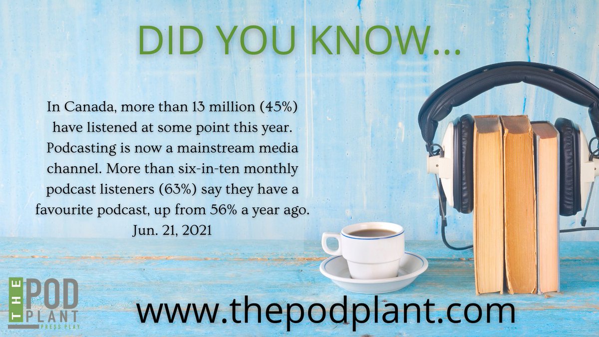 Let us show you how!  Visit thepodplant.com to learn more about how we can help you grow your business.
#podcasting #podcast #relationships #growyourbusiness #thepodplant #knowyourmarket #marketing #didyouknow #callus