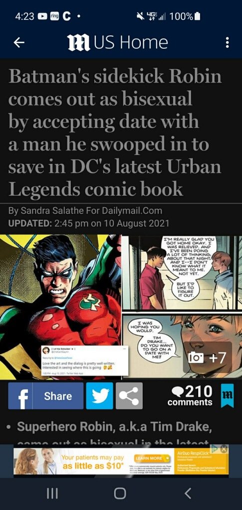ninernation1680's tweet photo. We all knew Robin was bi/gay right? glad he finally figured it out https://t.co/vzbzIf0Xxo