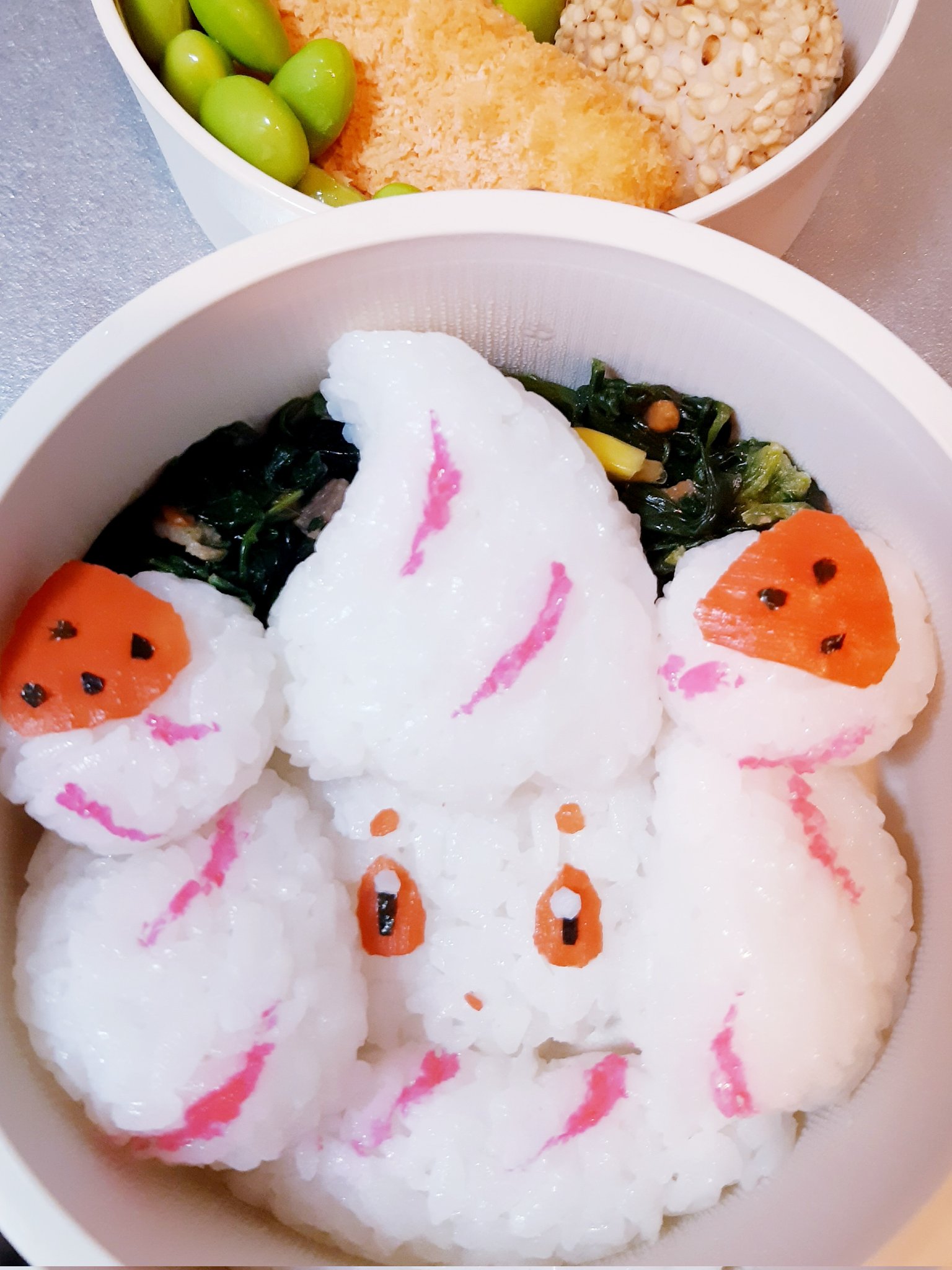 Twitter 上的 てるてるポケ弁 本日のお弁当 マホイップ クリームの表現は難しい ポケモン キャラ弁 学童弁当 T Co Txl4z0c8ig Twitter
