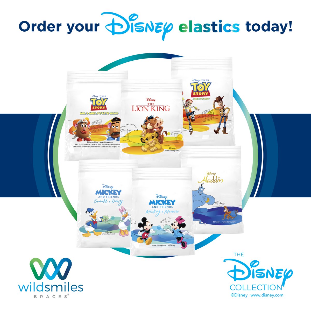 "If you can dream it, you can do it." - Walt Disney

Make your dreams a reality by pre-ordering your Disney-inspired elastics today! Shipments will start later in September for your magical elastics. Place your order now! ✨ 

wildsmilesbraces.com/disney-braces/

#WildSmiles #DisneyBraces