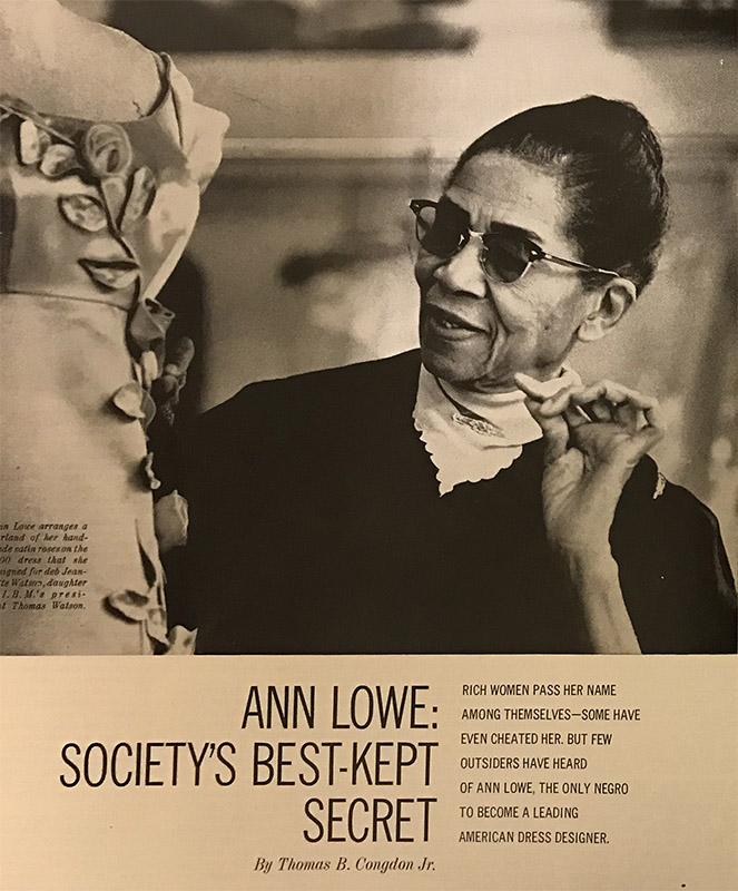 threadsmagazine's tweet photo. Ann Cole Lowe | Profiles in Sewing History: The African American seamstress designed Jacqueline Kennedy's wedding dress https://t.co/ED6bFHEeWV https://t.co/f9BVzuZ04L