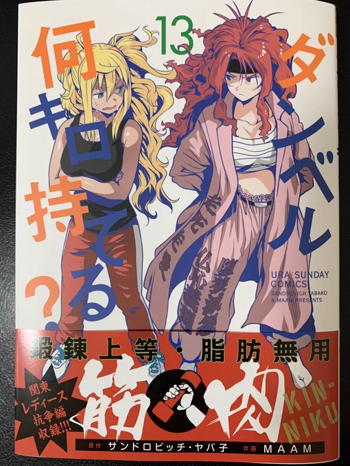 本日、『ダンベル何キロ持てる?』第13巻が発売します!
今回も様々な筋トレや豆知識、
イベントが盛り沢山です!ぜひよろしくお願いします! 