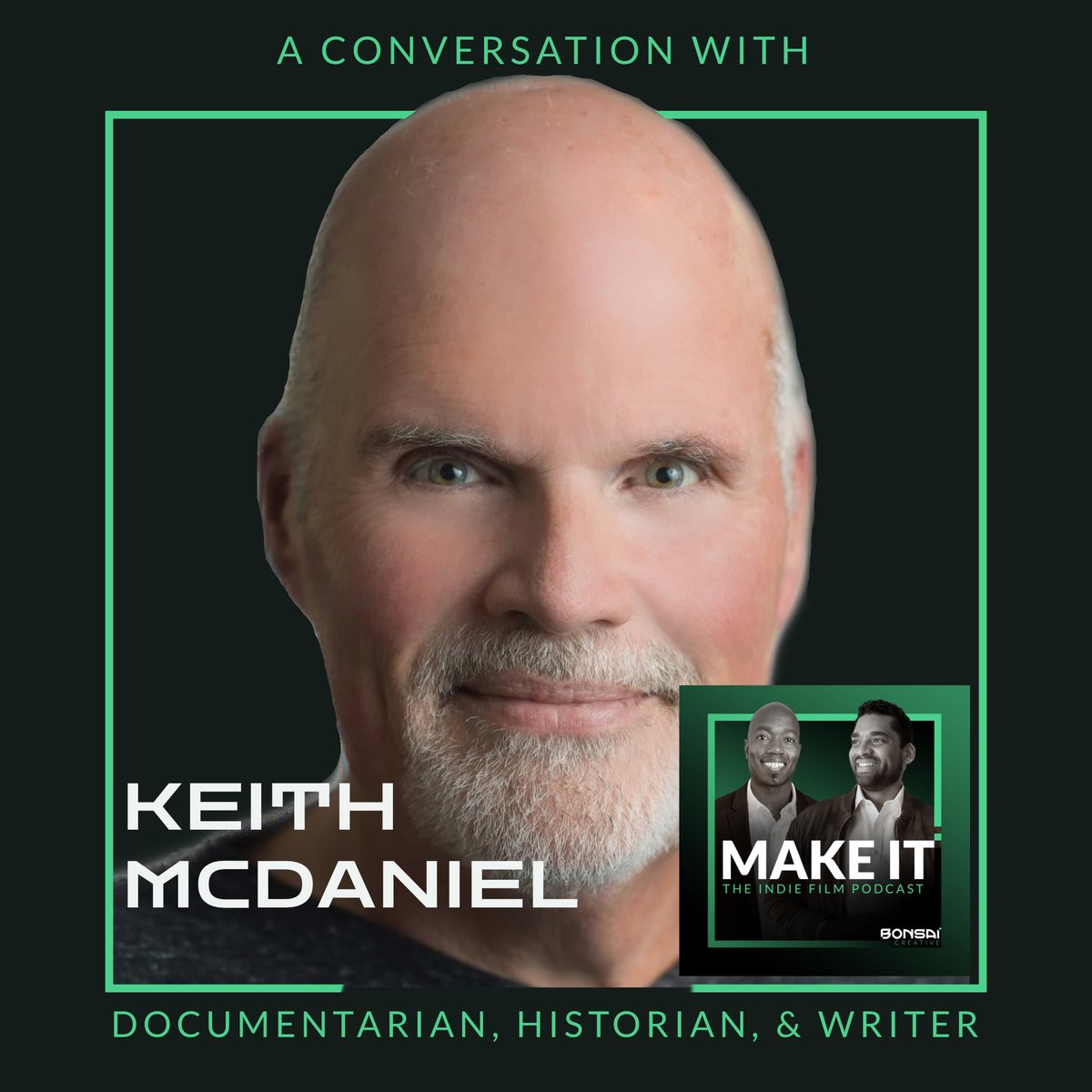 In this episode, we talk with Documentarian Keith McDaniel. We talk about his nationally distributed documentary 'The Clinton 12', working with James Earl Jones, how he got his start as a festival founder. Enjoy!

Listen @ buff.ly/2NTIlgu
#MAKEIT