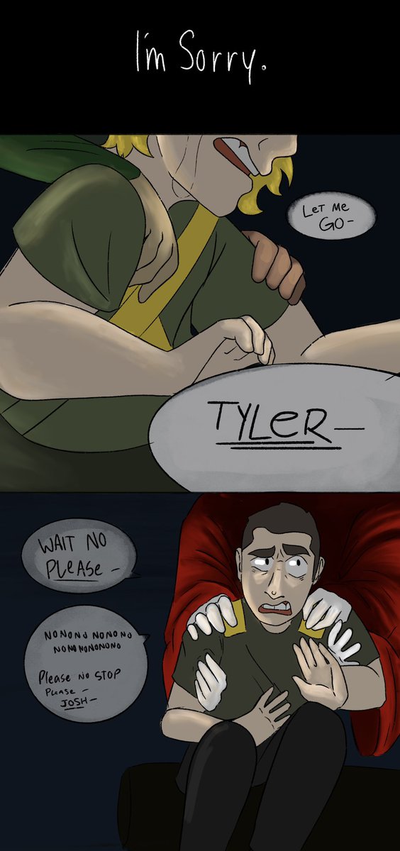IsolatedSedated's tweet photo. prologue : gøne.
next week is chapter one. get ready. #twentyonepilots #iascomic #scaledandicy #cliqueart https://t.co/QKO4lBIx9v