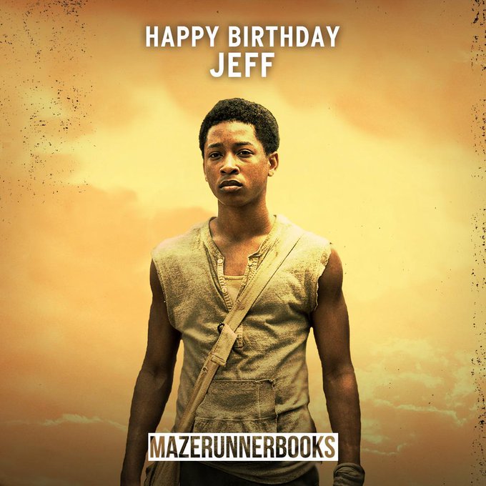 MazeRunnerBooks's tweet photo. Huge #HappyBirthday to @jacoblatimore aka Jeff! #TheMazeRunner https://t.co/CRIxJMRCBQ