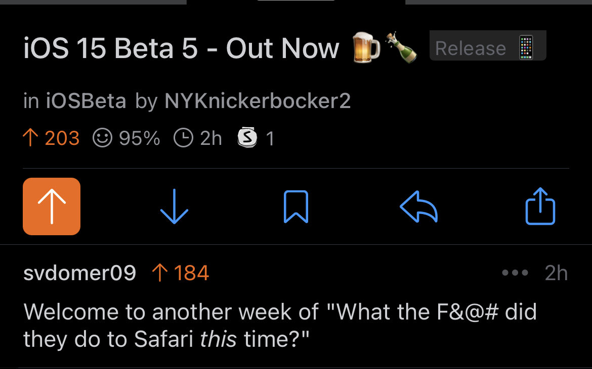 oursvista's tweet image. #iOS15beta5