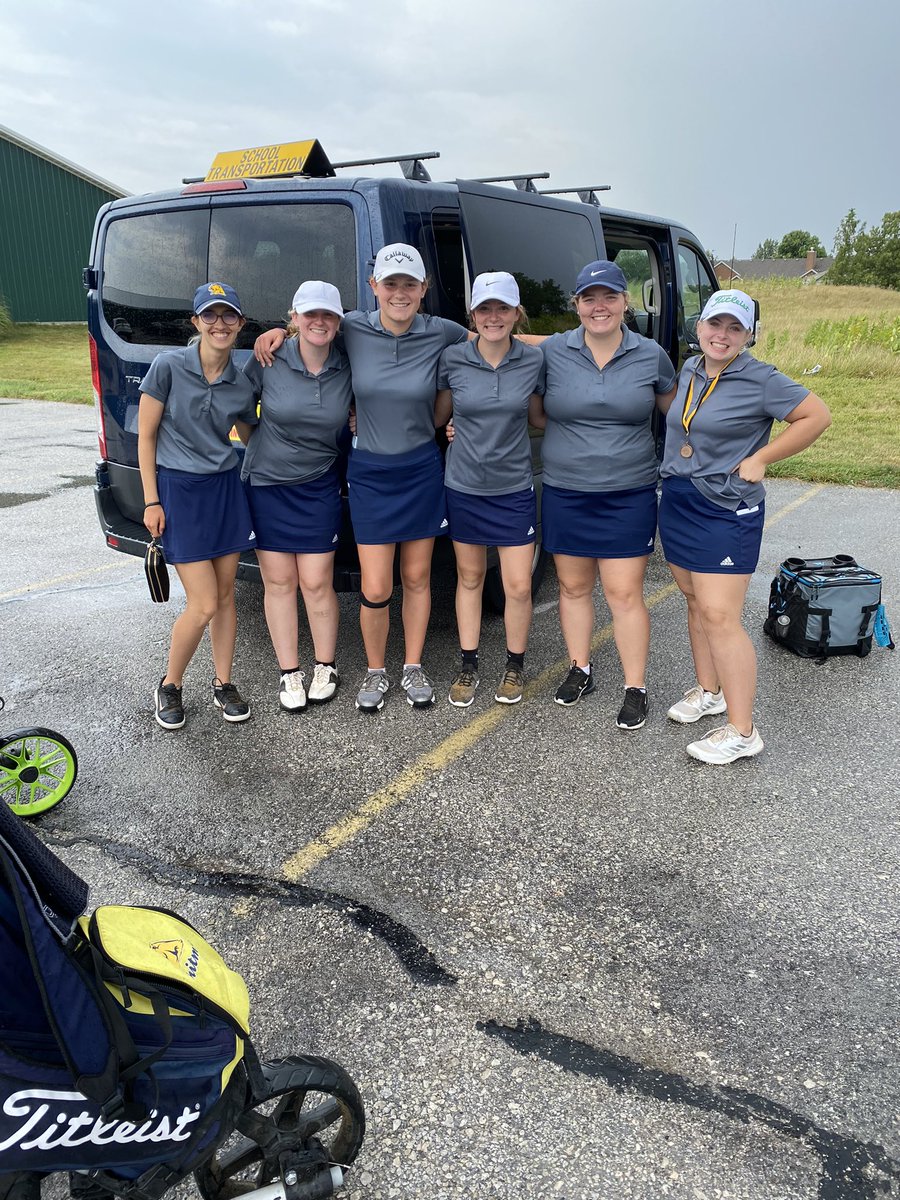 GolfWhitmer's tweet photo. Great couple days of Panther golf!  Yesterday, Brooklyn McKinney made all tournament team. Today, both Brooklyn and Grace Murray had career low rounds!  Great strides being made by everyone on the team. Let’s keep it going!! @WhitmerAthletic https://t.co/e2QVDuQRRL