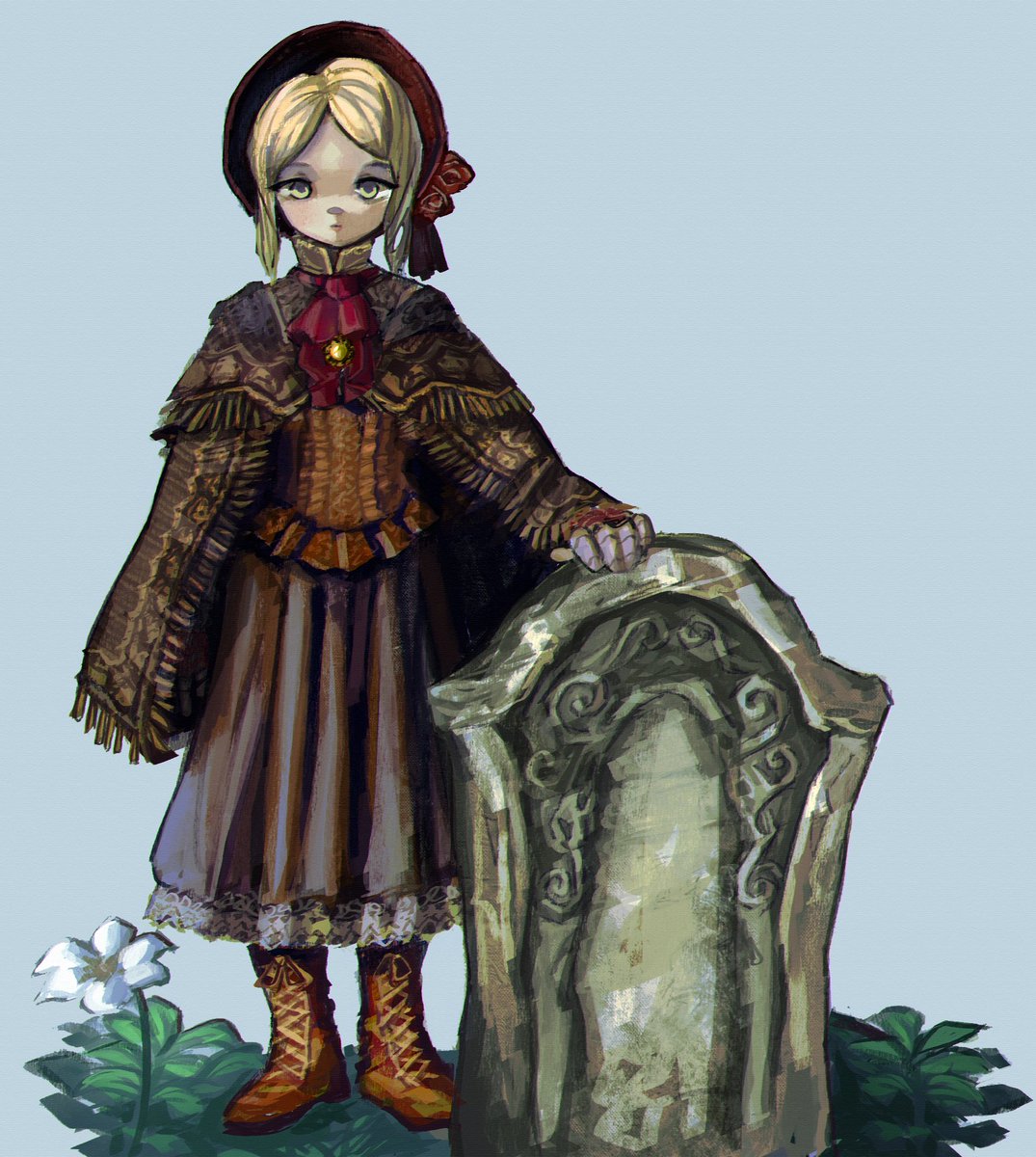 meltt_ed's tweet photo. Plain doll from bloodborne https://t.co/EjBdMoJ4sl