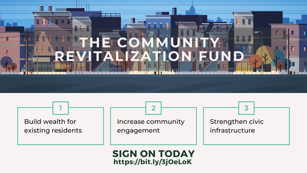 oliviajbarrow's tweet photo. #CivicInfrastructure is part of the fabric that makes communities healthy, thriving places to live. The #CommunityRevitalizationFund is a game-changing proposal to make this vision a reality for more people and places.
Join 50+ orgs in support! https://t.co/r4ekirFkT9 https://t.co/IFxJmGX1Sk