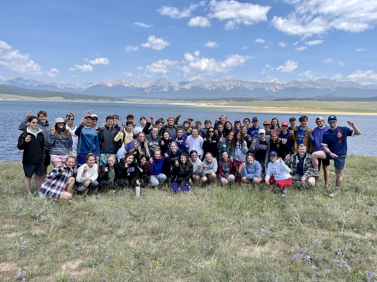 TCU_COE's tweet photo. @EdDeanHernandez had a great time at #FrogCamp in Colorado last week! #TCU #GoFrogs 💜🐸⛰️ https://t.co/dc5rlgM6xY