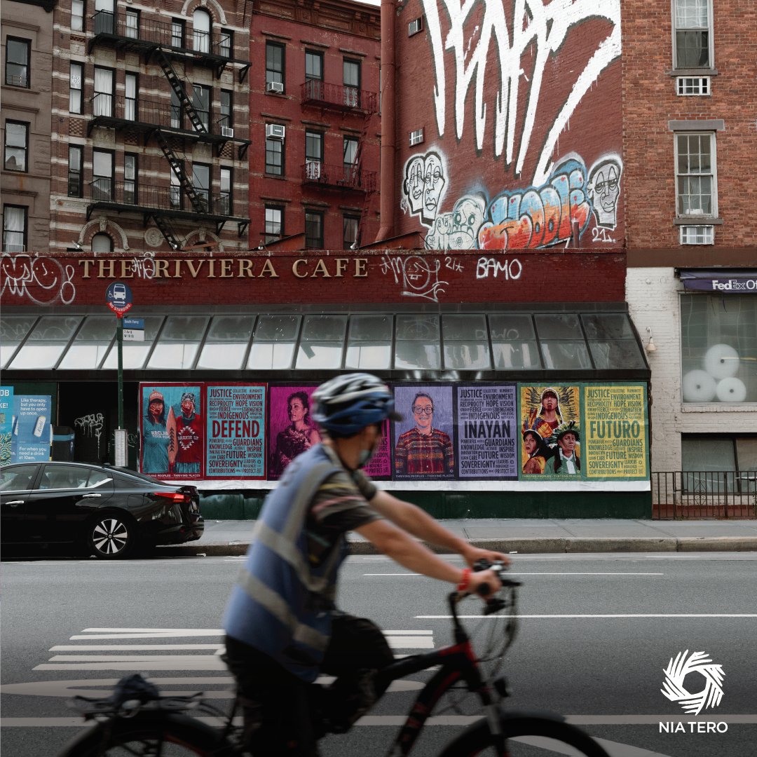NiaTero's tweet photo. See the THRIVING PEOPLES. THRIVING PLACES. art installations in Seattle, NYC, Washington D.C., London, &amp; São Paulo! Or, download it from anywhere: https://t.co/v01EPWQaZY ✨ 

#ThrivingPeoplesThrivingPlaces #IndigenousPeoplesDay @amplifierart @tracieching @CindyChischilly https://t.co/rjvLx9PFNM