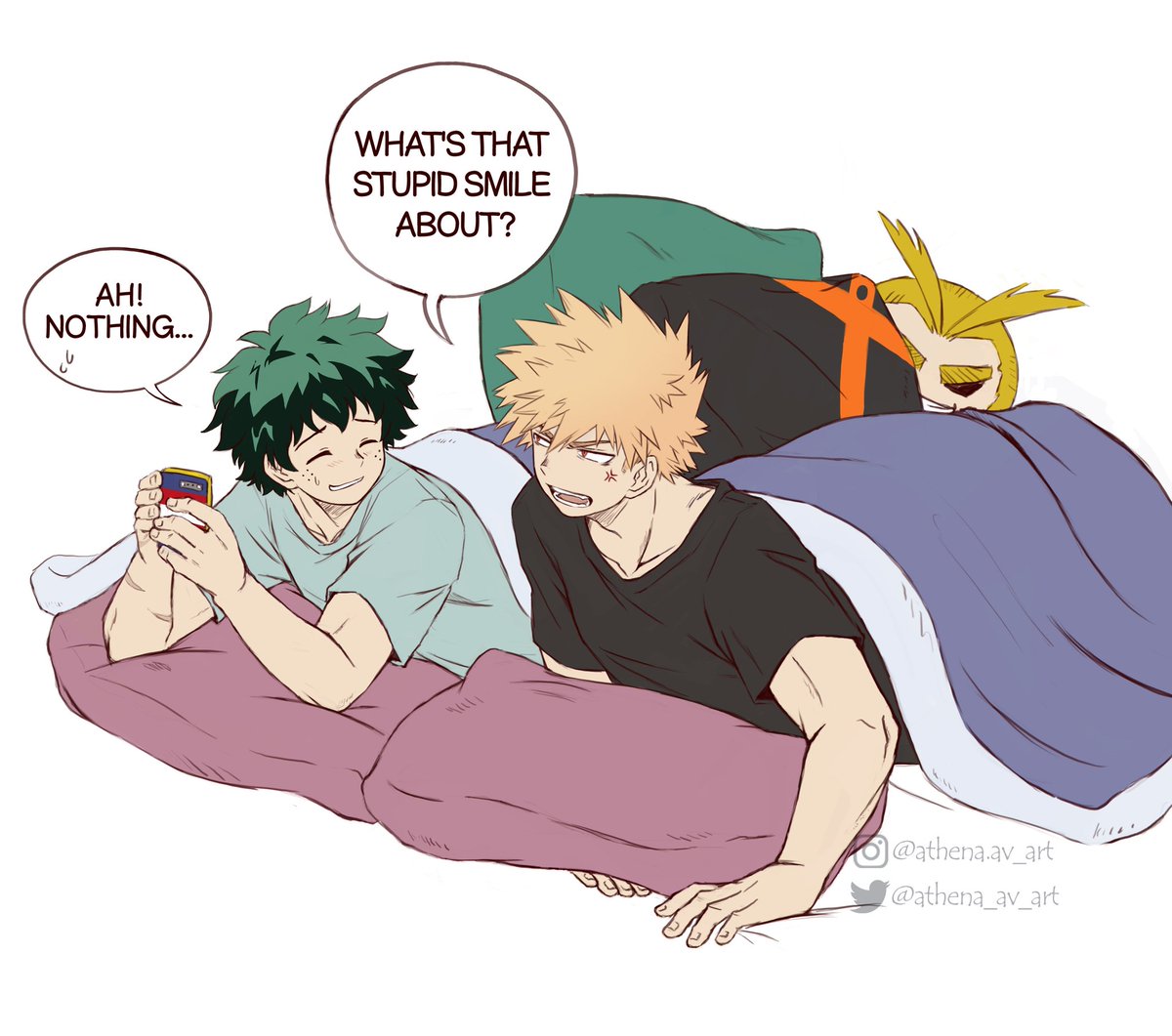 Part 1/2 💚🧡
Allways is Kacchan who wakes up first. This time Deku has a chance. 🤭
.
#BKDK #bnha #BokuNoHeroAcademia #bakudeku #comic 