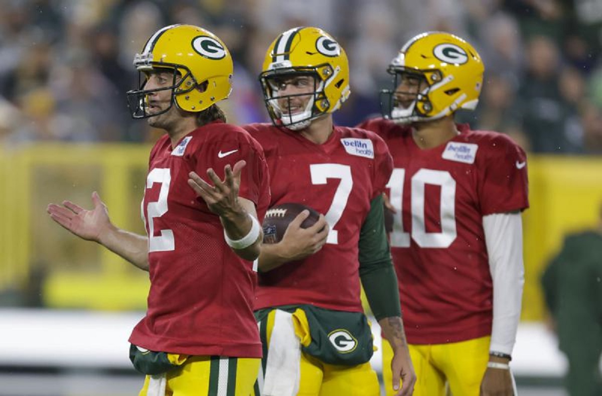 MVP quarterback @AaronRodgers12 probably won’t appear in any of Green Bay’s three preseason games as @Packers look to get 2020 first-round draft pick @jordan3love as much work as possible. Full details: https://t.co/XjbyJZk4lQ

#NFL #GoPacksGo #nfldk #dkmedier #sport #news https://t.co/KMaYE0epNu