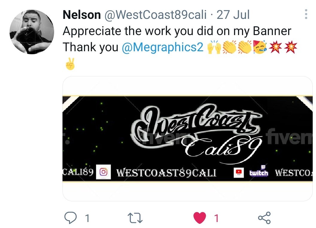 Megraphics2's tweet image. Satisfied client...dm us for twitch logo and overlays for cheap rates
#affiliate #commissionsopen #Commission #AffiliateMarketing #SupportSmallStreamers #smallstreamer #designer