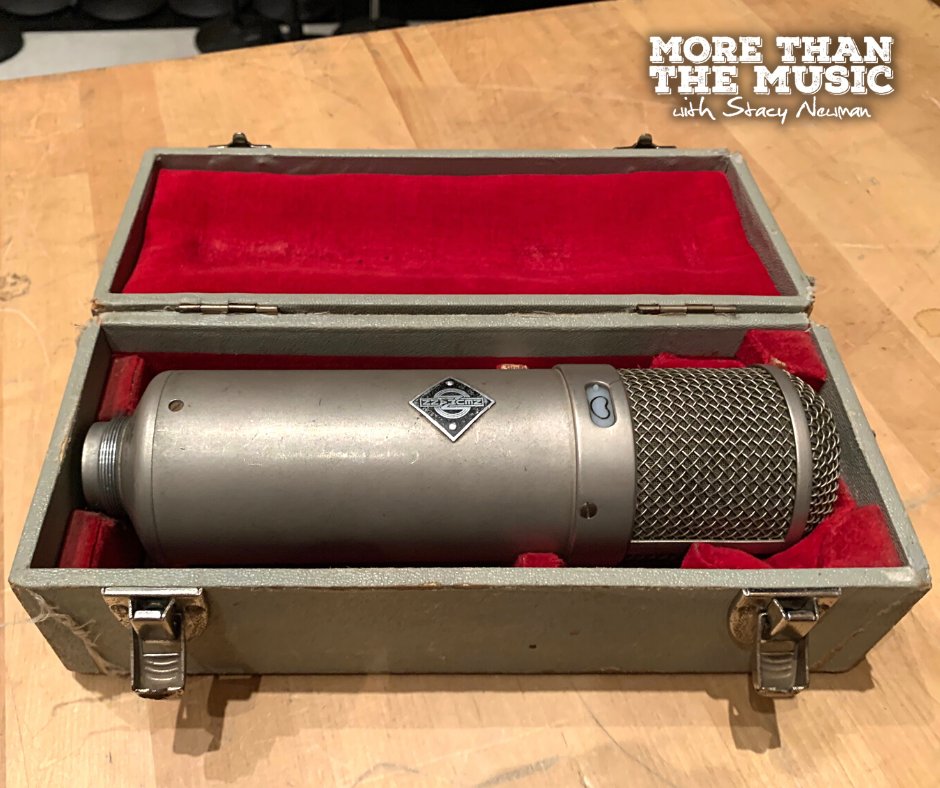 MTTMHeartland's tweet photo. DYK that Frank Sinatra was the first artist to record at Capitol Studios? @stacyohstacy was lucky enough to see the microphone he used during her visit with Mastering Engineer Robert Vosgien. Get a glimpse of life behind the sound booth tonight at 8pm E|P on @WatchHeartland! https://t.co/CV9NYdxgU8