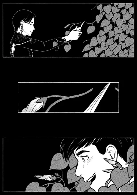 Love Letter chapter 2 ended recently and the story continues later this year~!

It's a good time to catch up if you like: boys in love, pain™, communication, and seeing how many flowers I can draw.

Links below ⬇️ 