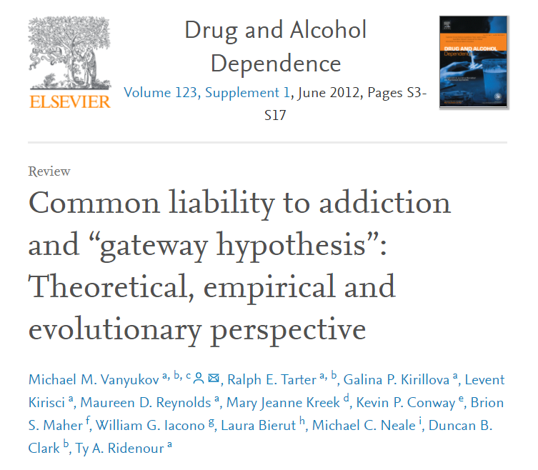 NussbaumDr's tweet photo. Addiction experts in 2012 on the scientific value of the two competing concepts #gatewayhypothesis (GH) vs. #commonliability to addiction (CLA):
"Juxtaposed with the parsimonious & empirically proven concept of CLA,... the GH appears redundant."
1/2
https://t.co/4RBUZUL2iK https://t.co/oPi2rkn0Xg