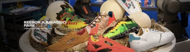 katbalogger's tweet photo. #Ad In a collab 65 million yrs in the making, @Reebok is teaming up w/ @JurassicWorld for the new #ReebokxJurassicPark Collection! You will love looking for all the unique &amp; intricate details on each one. #ReebokxJurassicParkSDC #ReebokPartner https://t.co/YvLlPbZb19 https://t.co/Oq68yv7vTd