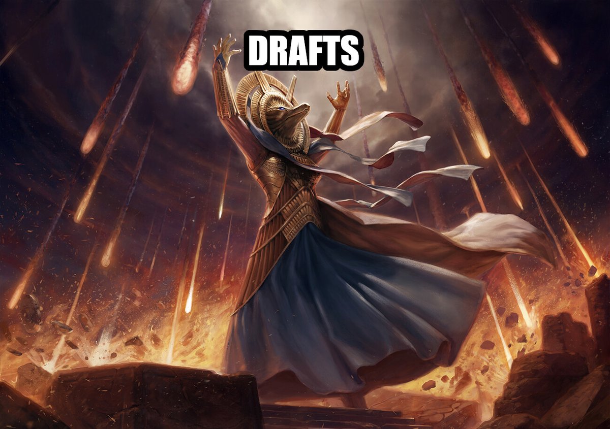 MTG_Arena's tweet photo. The Premier Draft for Amonkhet Remastered starts today and goes until August 15.

A reminder that we'll be waiving your first entry fee! https://t.co/iMmGF1vZMd