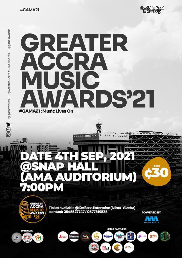 gam_awards's tweet photo. #GAMA21 Grab your ticket let’s Rock Accra @sista_afia @Kasaprekogh @bestpoint_sl @SpecialIce_gh @JossyAnnetteBBL @Rythmzlivegh @TopFMChile @BardManTinny @ajeezayGH @Tulenkey @FimFim_GH @Eazzyfirstlady @mzveegh @BULLHAUS @zylofon1021fm @sambahflex @yaajackson4 @3rdtv_news @bryttv https://t.co/nFQz4QFJi1