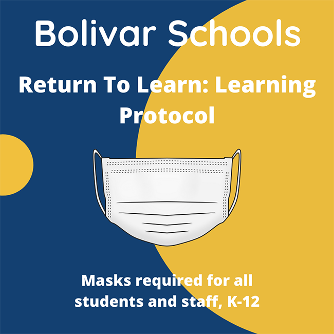 Bolivar R1 Schools on Twitter "Bolivar Schools will be masked to