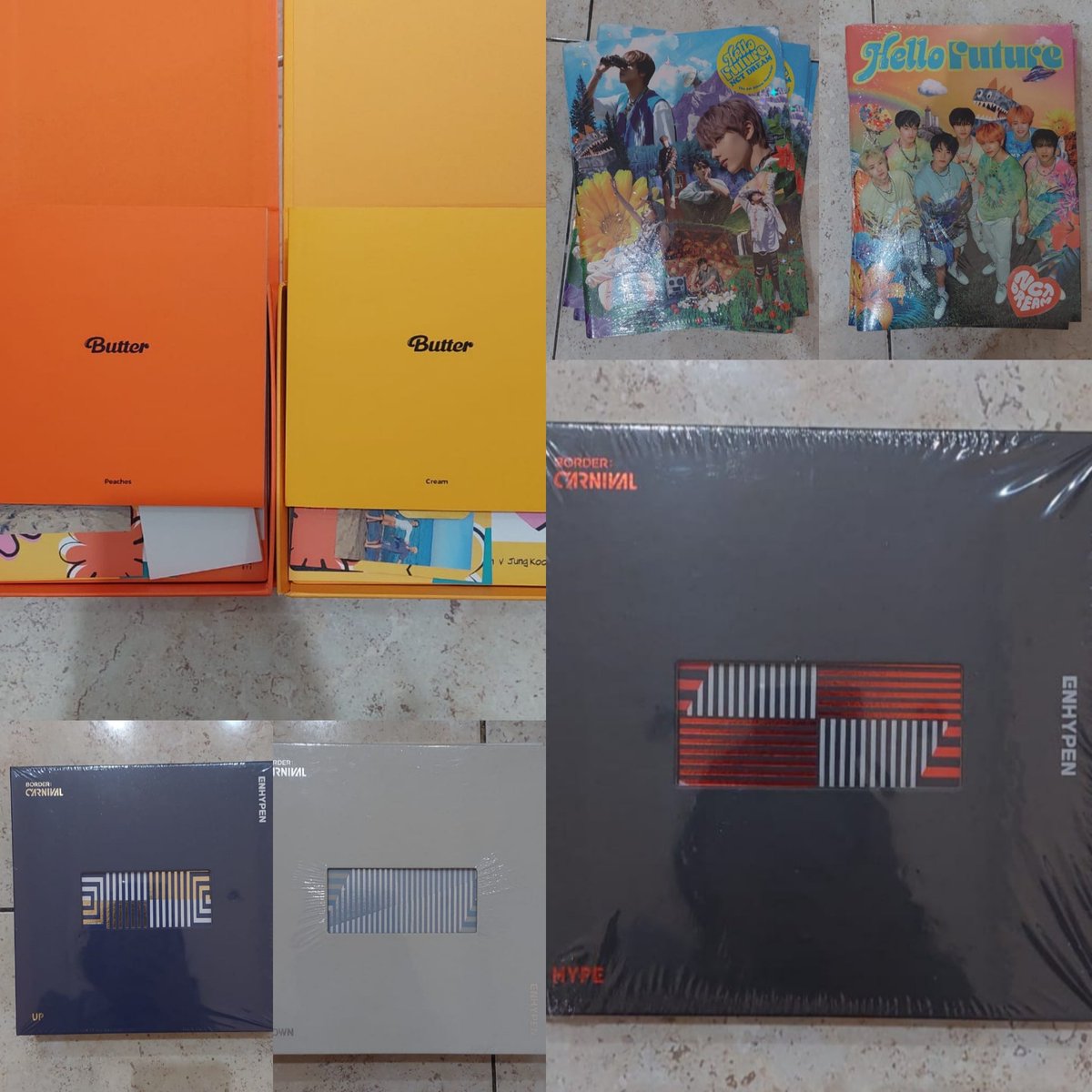 chtinaa's tweet photo. Album kpop ready stok INA. BTS NCT Dream Enhypen
Masih segel + poster
#BTSButter 
#NCTDREAM 
#ENHYPEN https://t.co/TruEvfRcxp