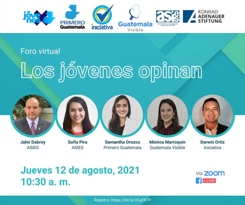 ASIES_GT's tweet photo. En el #DíaInternacionalDeLaJuventud, conversaremos sobre las demandas de los jóvenes y los desafíos que enfrentan en el mercado laboral.
📆 Jueves 12 de agosto
🕙 10:30 a. m.
🖊 Regístrate gratis: https://t.co/zQ5ACS04Zh
#ForoASIES https://t.co/Jn24BOCdPv